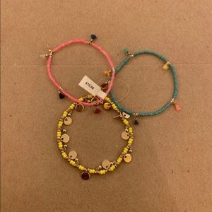 SHASHI assorted bead bracelet set
